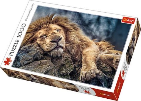 Puzzle 1000el Śpiący lew 10447 Trefl p6