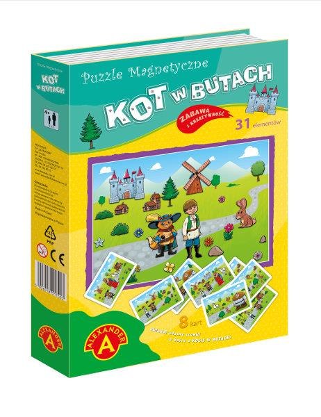 Puzzle magnetyczne Kot w butach ALEXANDER