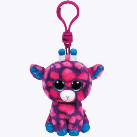 TY BEANIE BOOS SKY HIGH - różowa żyrafa 8,5cm brelok 36639