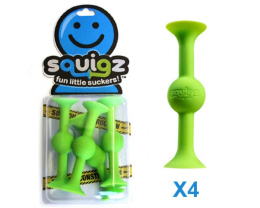 Przyssawki Squigz Dodatkowe x4 zielone