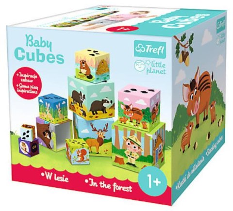 Baby Cubes - W lesie. Little Planet 60664 Trefl p8