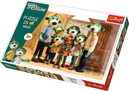 Puzzle 24-Maxi Trefliki Portret rodzinny z Robobotem 14254 Trefl