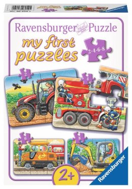 Puzzle 4w1 W pracy (2-4-6-8el) 069545 RAVENSBURGER p6