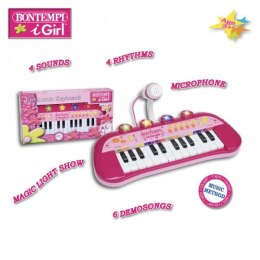 Bontempi Girl Keyboard 24 key z mikrofonem 33057 DANTE