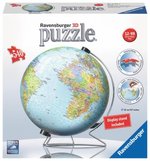 Puzzle 3D 540el Globus 124367 RAVENSBURGER p6