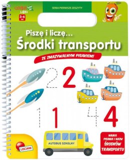 PROMO Książka Książeczki Carotiny - Piszę i liczę Środki transportu PL78007
