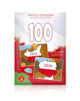 Piaskowe Malowanki 100 rocznica Odzyskania Niepodległości Mapa RP 2023