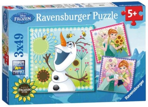 Puzzle 3x49el FROZEN - Gorączka lodu 092451 RAVENSBURGER