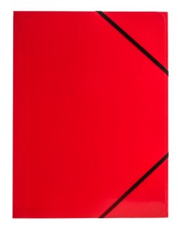Teczka A4 z gumką narożną czerwona p6, cena za 1 szt