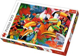 Puzzle 500el Kolorowe ptaki 37328 Trefl p8