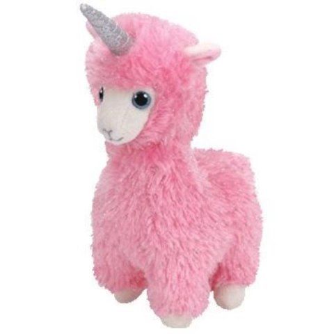 Maskotka pluszak TY BEANIE BOOS LANA - różowa lama 15cm 36282