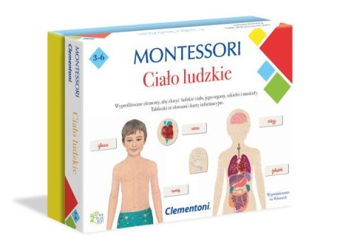 Clementoni Montessori Ciało ludzkie p6 50095