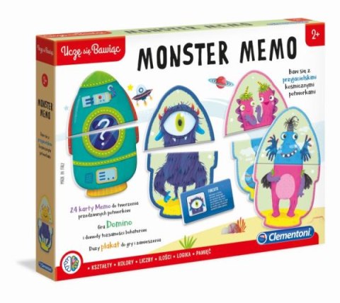 Clementoni Monster memo 50086 p6, cena za 1szt.
