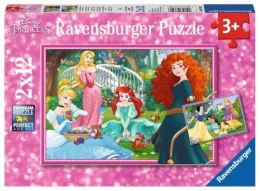 Puzzle 2x12el W świecie księżniczek 076208 RAVENSBURGER p12