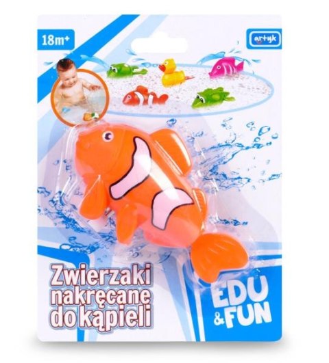 Zabawka do kąpieli pomarańczowa rybka blister EDU&FUN ARTYK