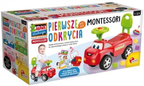 PROMO Montessori Moje pierwsze odkrycia jeździk pojazd 76567 LISCIANI auto jeździdełko