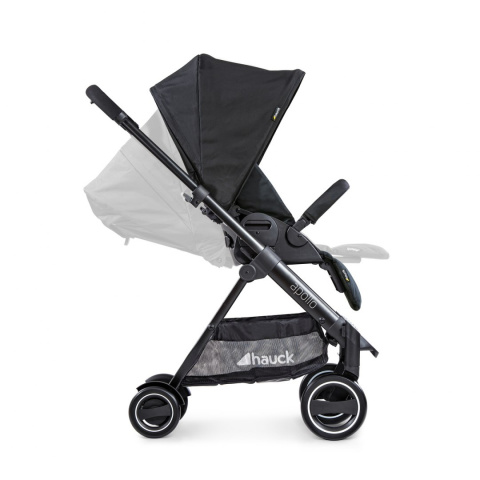 HAUCK APOLLO DUOSET WÓZEK GŁĘBOKO-SPACEROWY 2W1 - CAVIAR/CAVIAR