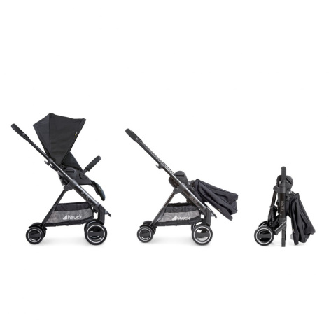 HAUCK APOLLO DUOSET WÓZEK GŁĘBOKO-SPACEROWY 2W1 - CAVIAR/CAVIAR