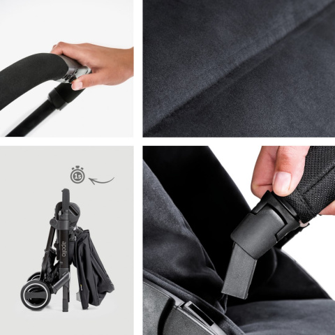 HAUCK APOLLO DUOSET WÓZEK GŁĘBOKO-SPACEROWY 2W1 - CAVIAR/CAVIAR