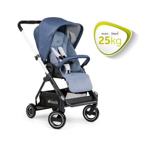 HAUCK APOLLO DUOSET WÓZEK GŁĘBOKO-SPACEROWY 2W1 - DENIM/DENIM