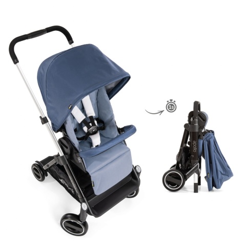 HAUCK APOLLO DUOSET WÓZEK GŁĘBOKO-SPACEROWY 2W1 - DENIM/DENIM