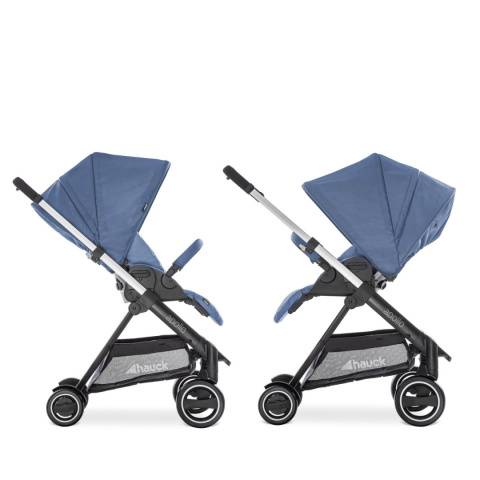HAUCK APOLLO DUOSET WÓZEK GŁĘBOKO-SPACEROWY 2W1 - DENIM/DENIM