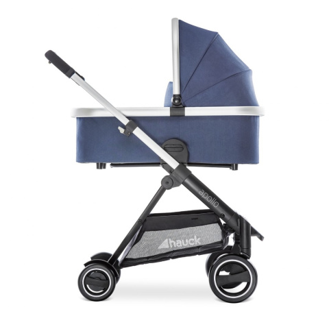 HAUCK APOLLO DUOSET WÓZEK GŁĘBOKO-SPACEROWY 2W1 - DENIM/DENIM