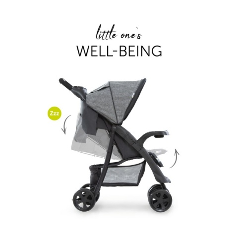 Hauck Shopper NEO II wózek składany jedną ręką - GREY CHARCOAL