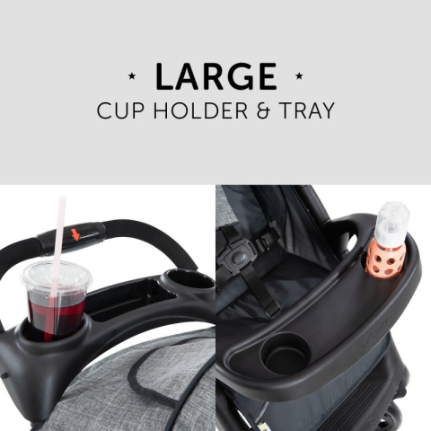 Hauck Shopper NEO II wózek składany jedną ręką - GREY CHARCOAL