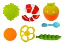 Kuchnia pomarańczowa dla dzieci 38 elementy para wodna