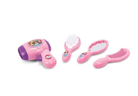 Zestaw Piękności Dla Pieska Akcesoria Biały Piesek Transporter Różowy