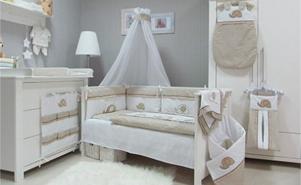 AbakusBaby Komplet pościeli haftowanej 90x120cm 5-el. Savea