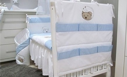 AbakusBaby Przybornik do łóżeczka 60x60 Savea