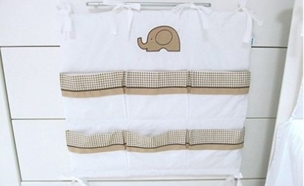 AbakusBaby Przybornik do łóżeczka 60x60 Savea