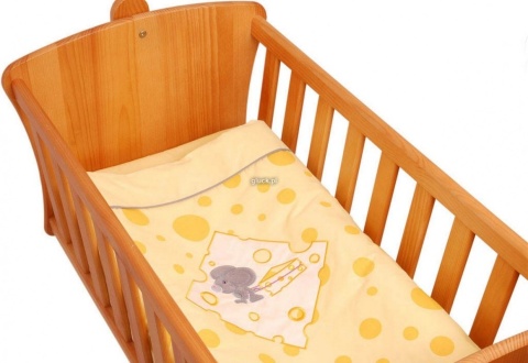 GLUCK Pościel do kołyski Myszka 6-el.