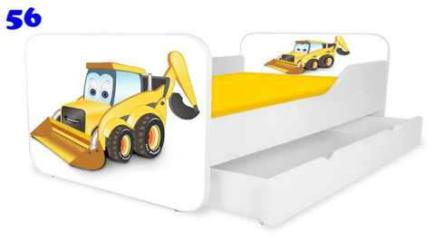 NOBIKO Łóżka KWADRA z szufladą 160x80 Pojazd