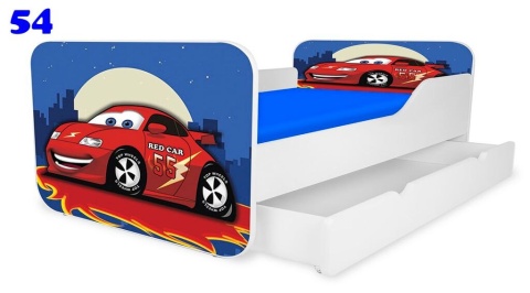 NOBIKO Łóżka KWADRA z szufladą 180x80 Pojazd