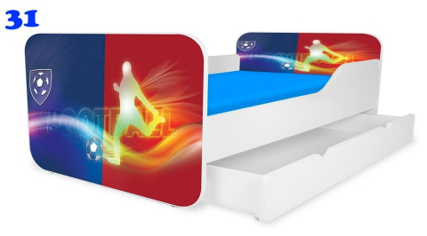 NOBIKO Łóżko KWADRA z szufladą 160x80 Sport