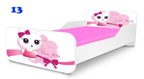 NOBIKO Łóżko SMALL KWADRA 160x80 Hello Kitty