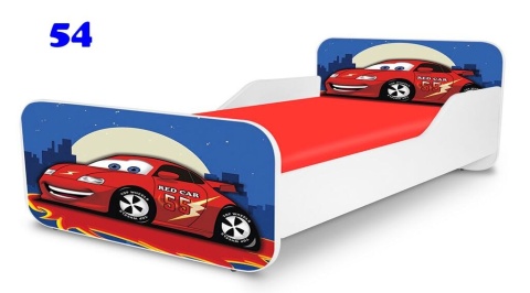 NOBIKO Łóżko SMALL KWADRA 180x80 Pojazd