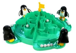 Gra Lodowiec Pingwinów Podbijanie Piłek Śnieżek