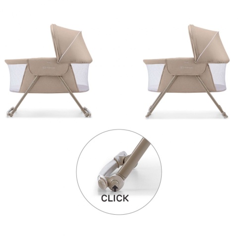 Lovi Kinderkraft Praktyczne łóżeczko kołyska 3w1 - Beige