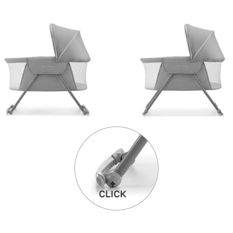 Lovi Kinderkraft Praktyczne łóżeczko kołyska 3w1 - Grey