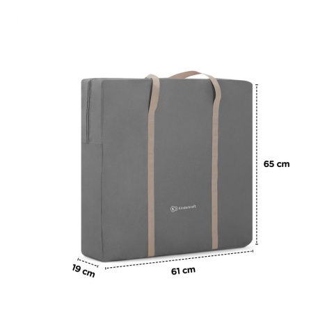 Lovi Kinderkraft Praktyczne łóżeczko kołyska 3w1 - Grey