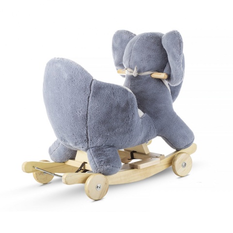 Kinderkraft SŁONIK Na Biegunach Z Funkcją Jeździka Grey