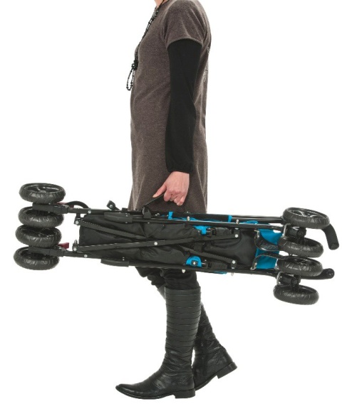 SF1 Slim Package City Blue z torbą na akcesoria i śpiworem