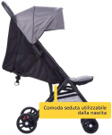 TEENY Safety 1st 5,6 kg kompaktowy wózek dziecięcy składany do torby - Black Chick