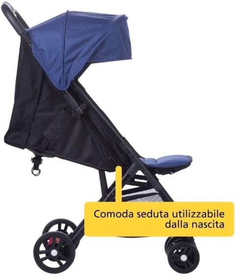 TEENY Safety 1st 5,6 kg kompaktowy wózek dziecięcy składany do torby - Balein Blue