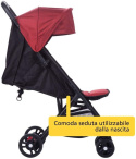TEENY Safety 1st 5,6 kg kompaktowy wózek dziecięcy składany do torby - Ribbon Red