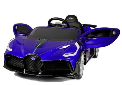 Auto na Akumulator Bugatti Divo Niebieski Lakier